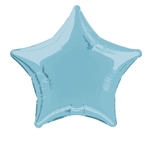 Baby Blue Star Mylar Balloon