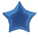 Royal Blue Star Mylar Balloon