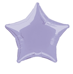 Lavender Star Mylar Balloon