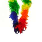 Rainbow Chandelle Feather Boa