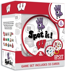 Wisconsin Badgers Spot It! Card Game