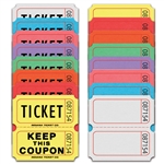 Yellow Double Keep Coupon Tickets - 2000 Tickets