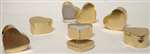 GOLD HEART FAVOR BOX WITH LID (6 PIECE)