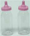 Baby Bottle 5 INCH  Fillable Pink Favor