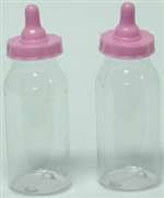 BABY BOTTLE 5  FILLABLE PINK FAVOR