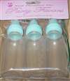 Baby Bottle 4 INCH  Fillable Blue Favor