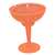 ORANGE MARGARITA GLASSES - 10 COUNT