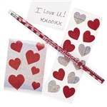 Valentine Prismatic Stationery Set