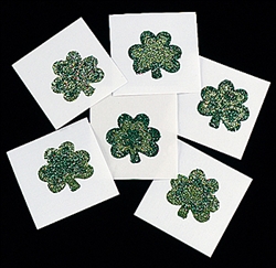 Shamrock Glitter Tattoos