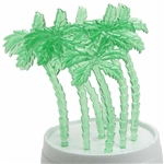 Palm Tree Plastic Picks - 72 Count