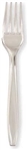 Clear Premium Plastic Forks  - 24 Count