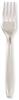 Clear Premium Plastic Forks  - 50 Count