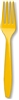 School Bus Yellow Premium Forks - 24 Count