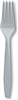 Shimmering Silver Premium Forks - 24 Count