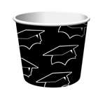 Black Grad Treat Cups