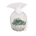 Multi Dot Large Cello Basket Bag