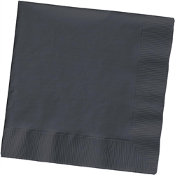 Black Velvet Beverage Napkins - 50 Count