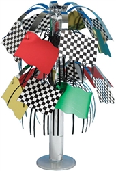 Racing Checkered Flag Mini Foil Centerpiece