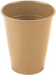 Glittering Gold 16oz Plastic Cups - 20 Count