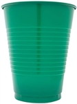 Emerald Green 16oz Plastic Party Cups - 20 Count