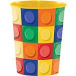 Building Block Party 16oz Favor Cup