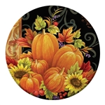 Pumpkin Tapestry 9 inch Plates
