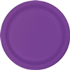 Amethyst Purple 9" Paper Plates - 24 Count