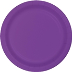 Amethyst Purple 9" Paper Plates - 24 Count