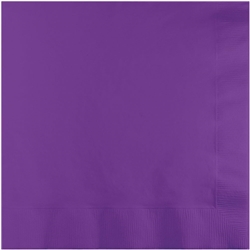 Amethyst Purple Dinner Napkins - 25 Count