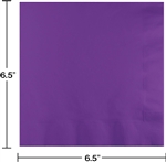 Amethyst Purple Luncheon Napkins - 50 Count
