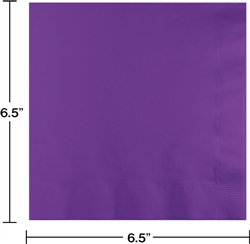 Amethyst Purple Luncheon Napkins - 50 Count