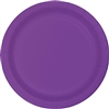 Amethyst Purple 7" Paper Plates - 24 Count