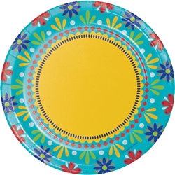Painted Pottery 9 Inch Plates