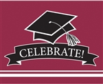 Grad School Spirit 25 Invites - Burgundy