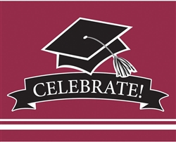 Grad School Spirit 25 Invites - Burgundy