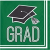 School Spirit Green Beverage Napkins