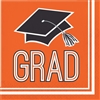 Graduation School Spirit Luncheon Napkins - Orange