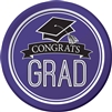 School Spirit Purple 7 Inch Plates