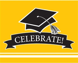 Grad School Spirit 25 Invites - Yellow
