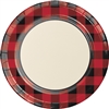 Buffalo Plaid 9 Inch Plates