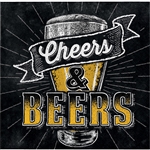 Beers & Cheers Beverage Napkins