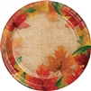 Rustic Leaves 9 Inch Plates