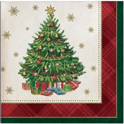 TREE TRADITIONS BEVERAGE NAPKINS