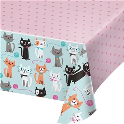 Purr-Fect Party Table Cover