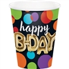 Balloon Birthday 9 Ounce Cups