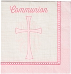 Divinity Communion Pink Luncheon Napkins