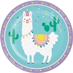 Llama Party 9 Inch Plates