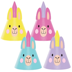 Llama Party Hats