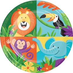 Jungle Safari 7 Inch Plates