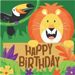 Jungle Safari Birthday Luncheon Napkins